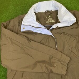 LLBean Women's Brown Full Zip Jacket Size Large Lightweight Outdoor